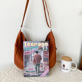 Canvas Shoulder Bag Large Capacity Messenger Handbag