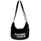 Canvas Shoulder Bag Large Capacity Messenger Handbag