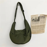 Large Capacity Women Shoulder Bag Waterproof Nylon Crossbody Shopper Bag