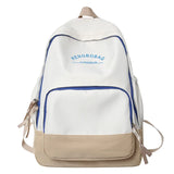 CGCBAG School Backpack For Teenager Girls Preppy Style Women Nylon