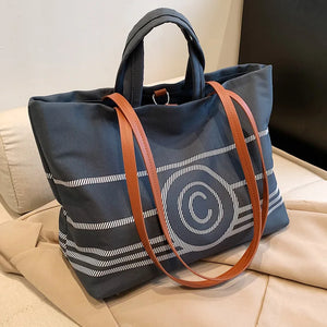 Canvas Tote Bag Women Handbags Casual Shoulder Bag Shopper