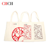 Large Capacity Vintage Cotton Fabric Shoulder Bag Women Messenger Bag