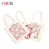 Large Capacity Vintage Cotton Fabric Shoulder Bag Women Messenger Bag
