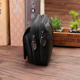 CHEER SOUL Leather Men Phone Bags Waist Belt Bag Fanny Pack Phone Pouch