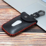 Men's Leather Key Case Wallet Organizer Zipper Key Holder