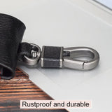Men's Leather Key Case Wallet Organizer Zipper Key Holder