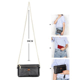 Retro Cowhide Messenger Bag Hand Bag Women Small Chain Cross Body Bags