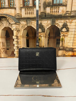 Winter Portable Double Layer Wallet with 8-clip Zipper