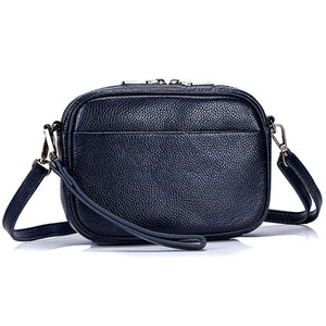 Cowhide Leather Women's Flap Bag Messenger Bag