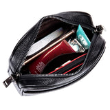Cowhide Leather Women's Flap Bag Messenger Bag