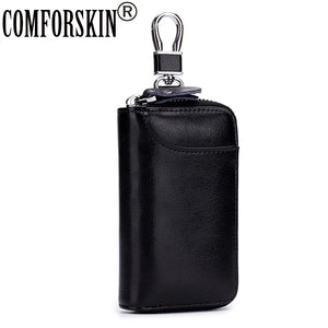 Unisex Car Key Case Multinational Key Housekeepers Zipper Purse