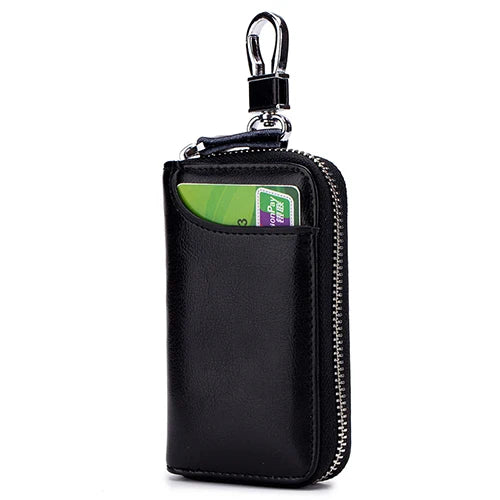 Unisex Car Key Case Multinational Key Housekeepers Zipper Purse