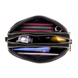 Cowhide Leather Clutch Bag Large Capacity Messenger Bag