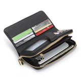Full Leather Wallet Women's Long Wallet Clutch Bag