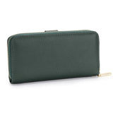 Full Leather Wallet Women's Long Wallet Clutch Bag