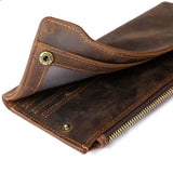 Soft Leather Men Business Clutch Wallet