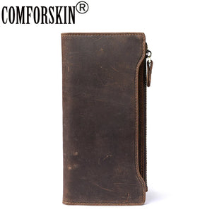 Soft Leather Men Business Clutch Wallet