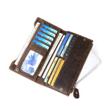 Soft Leather Men Business Clutch Wallet