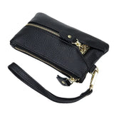 Leather Key Wallet Men & Women Car Key Bag Women Housekeepers Key Holder