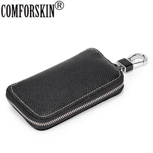 Leather Men Key Wallet Multi-function Key Holders For Male Casual Style