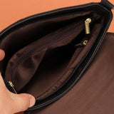 Cover Style Leather Women Messenger Bag Large Capacity Handbag