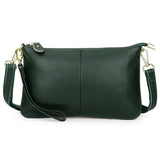 Leather Women's Messenger Bag Cowhide Handbag Large Capacity Shoulder Bags