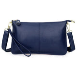 Leather Women's Messenger Bag Cowhide Handbag Large Capacity Shoulder Bags