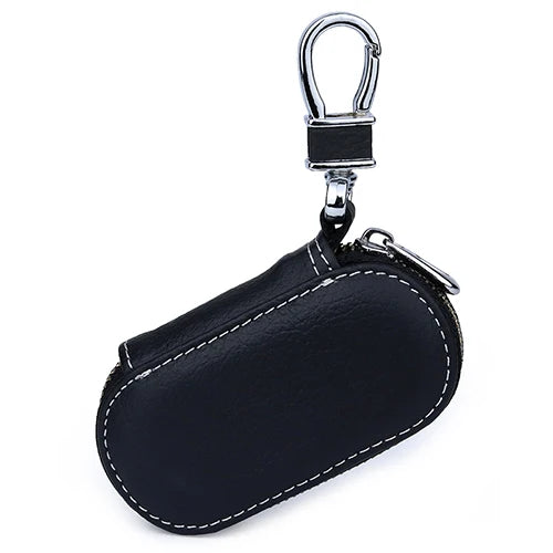 Cowhide Key Case For Cars Litchi Pattern Key Wallets