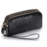 Crocodile Pattern Leather Women's Wallet Clutch Bag