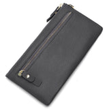 Long Style Women Zipper Purse Leather Clutch Wallet