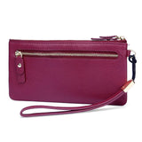 Long Style Women Zipper Purse Leather Clutch Wallet