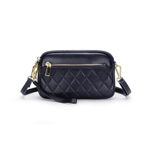 Geometric Style Leather Women Messenger Bag Small Cross-body Bag