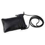 Cowhide Leather Women Messenger Bag Ladies Small Mobile Phone Bag