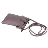 Cowhide Leather Women Messenger Bag Ladies Small Mobile Phone Bag