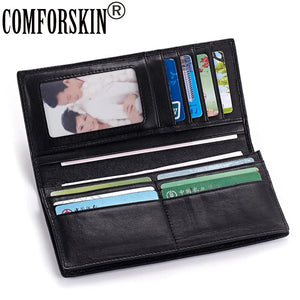 Premium 100% Sheep Skin Knitting Slim Men Wallets Purses