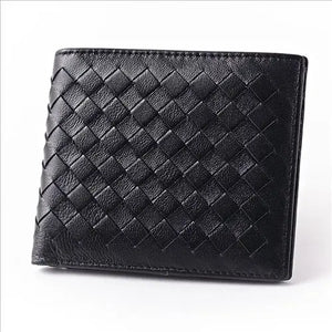 Premium 100% Sheep Skin Knitting Slim Men Wallets Purses