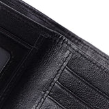 Sheep Skin Leather Knitting Style Men Wallets Long Purses