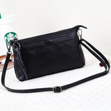 Cowhide Leather Women Messenger Bag Single Strap