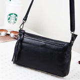 Cowhide Leather Women Messenger Bag Single Strap