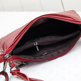 Cowhide Leather Women Messenger Bag Single Strap