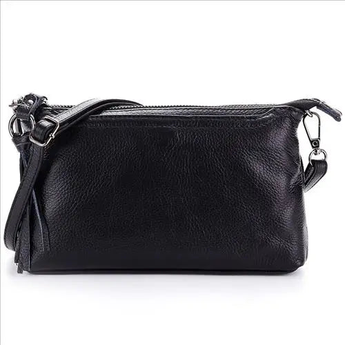 Cowhide Leather Women Messenger Bag Single Strap