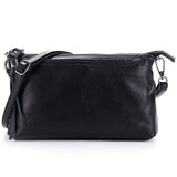 Cowhide Leather Women Messenger Bag Single Strap