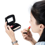 COMFRORSKIN High Oil Wax Leather Women Lipstick Bag