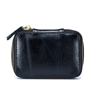 COMFRORSKIN High Oil Wax Leather Women Lipstick Bag