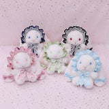 Japanese Lolita Bag Soft Girl Lace Bow Rabbit Doll Small Bag