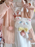 Lolita Shoulder Bag Cat Plush Doll Diagonal Bag