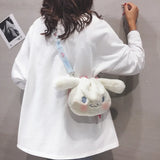COOLFEL Rabbit Animals Messenger Bag Purse Princess Bag