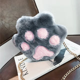 COOLFEL Plush Cartoon Animals Shoulder Bag Girls Party Purse