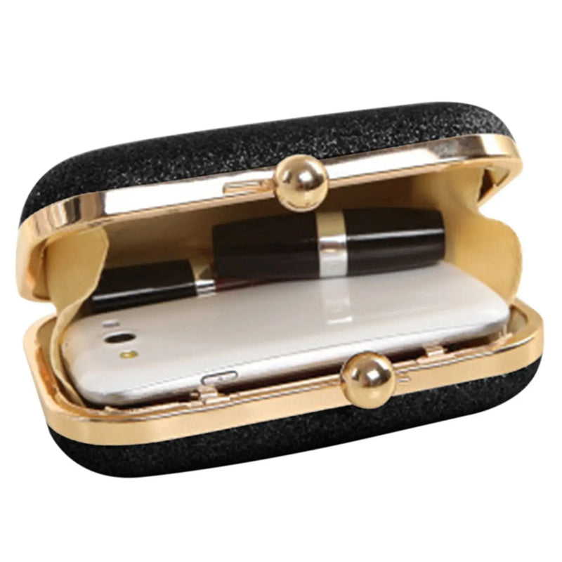 COSW Women's Bling Evening Party Handbag Wedding Ball Clutch Bag with Chain