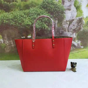 Red Constellation Handbag Large Capacity Women's Shoulder Bag